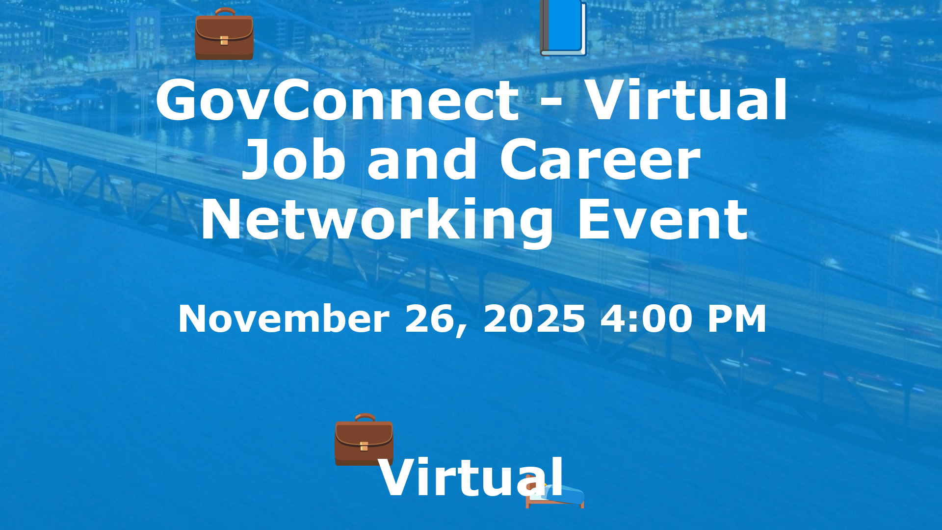 GovConnect - Virtual Job and Career Networking Event event image